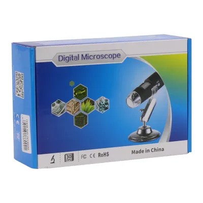 Microscopio digital USB con soporte zoom X1600 miniatura 4