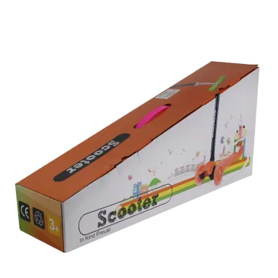 Tripatín scooter estampado regulable con luz miniatura 2