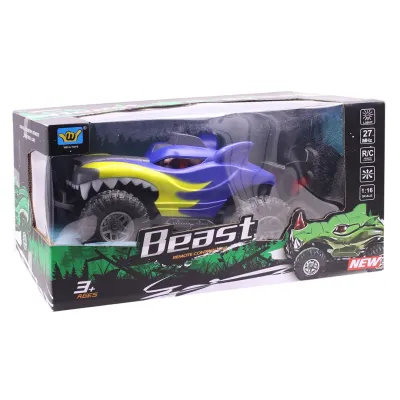Auto a control remoto Monster 24×15 cm azul miniatura 2