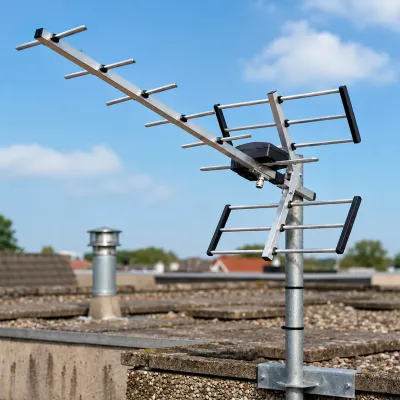 Antena Exterior de Aluminio para TV Digital miniatura 2