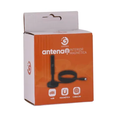 Antena TV Interior Magnética 2m Goldtech miniatura 2