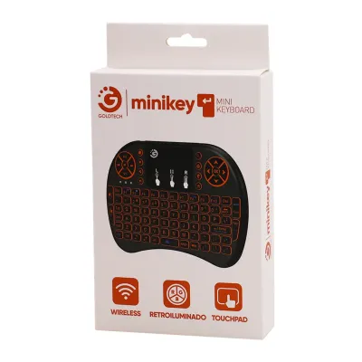 Mini Teclado Inalámbrico Goldtech con Touchpad miniatura 3
