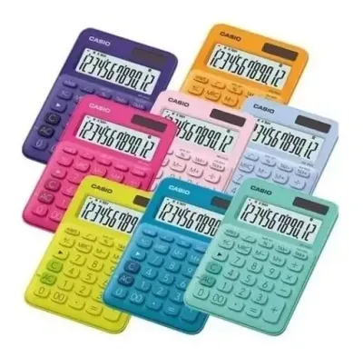 Calculadora Casio MS-20UC Celeste miniatura 2