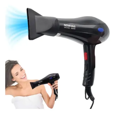 Secador de pelo profesional Nova NV-9102 5000W negro